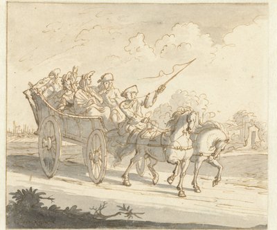 Le chariot paysan - Caspar Luyken