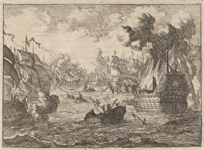 Bataille navale au Cap La Hogue, 1692 - Caspar Luyken