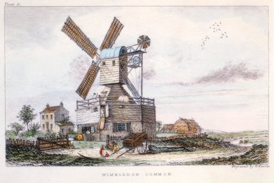Moulin à vent, Wimbledon Common, près de Londres - Castle