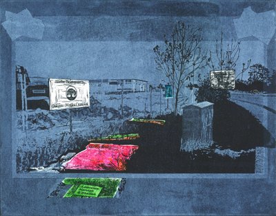 Légion de couleur, 2015 (linogravure et gravure) - Catherine Sutcliffe-Fuller
