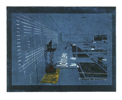 Cultures installées, 2015 (lino découpé au laser, linogravure et gravure traditionnelle) - Catherine Sutcliffe Fuller