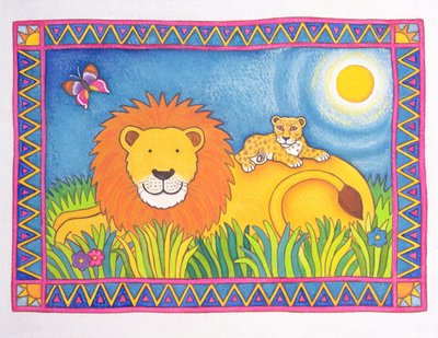 Lion au soleil, 1997 - Cathy Baxter