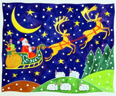 Étoiles et chute de neige - Cathy Baxter