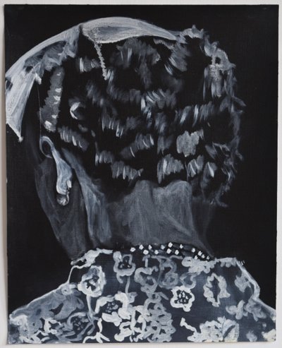 Belladonna : Ann, 2014 (huile et acrylique sur papier) - Cathy Lomax