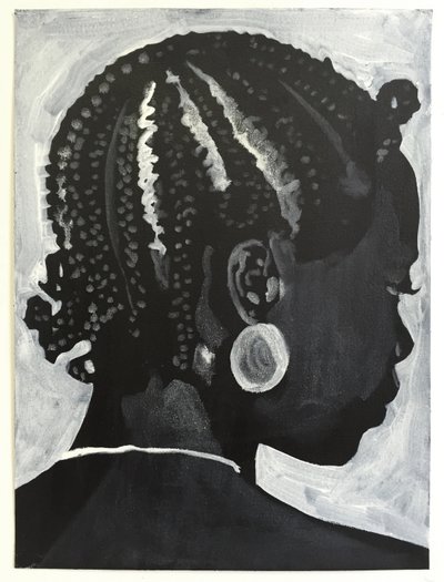 Belladonna : Koroba, 2014 (huile et acrylique sur papier) - Cathy Lomax