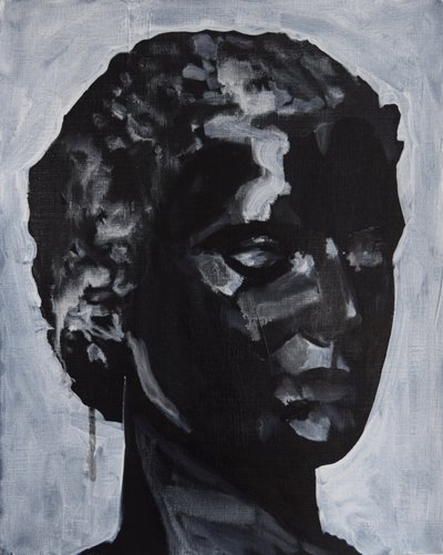 Belladonna : Marina, 2014 (huile et acrylique sur papier) - Cathy Lomax