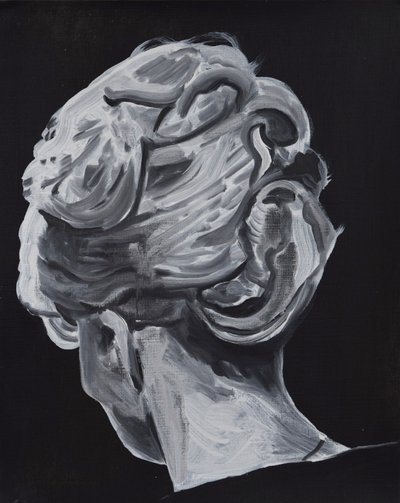 Belladonna : Socialite 2013 (huile et acrylique sur papier) - Cathy Lomax