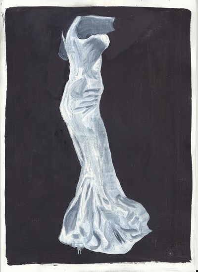 Elsie, 2012 (huile et acrylique sur papier) - Cathy Lomax