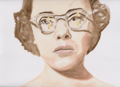 Flame Eyes, 2017 (huile sur papier) - Cathy Lomax