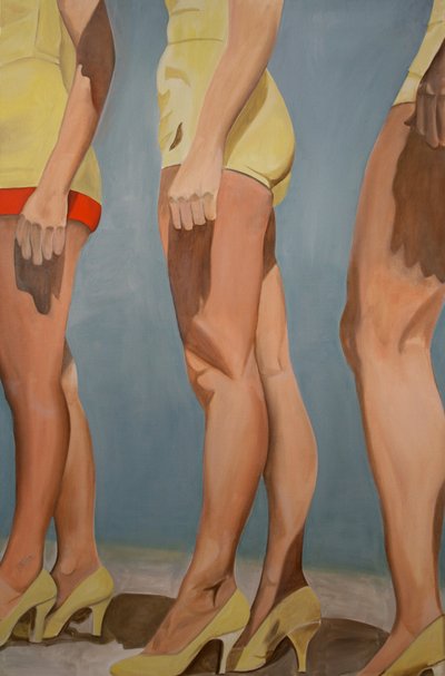 Jambes, 2007 (huile sur toile) - Cathy Lomax