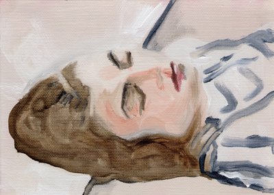 Toni Marachek, 2016 (huile sur papier) - Cathy Lomax