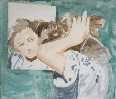 Up Do, 2017 (huile sur lin) - Cathy Lomax