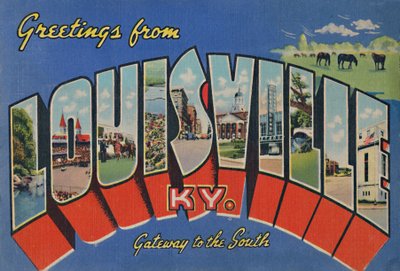 Salutations de Louisville Ky. - Porte du Sud, 1942 - Caufield and Shook