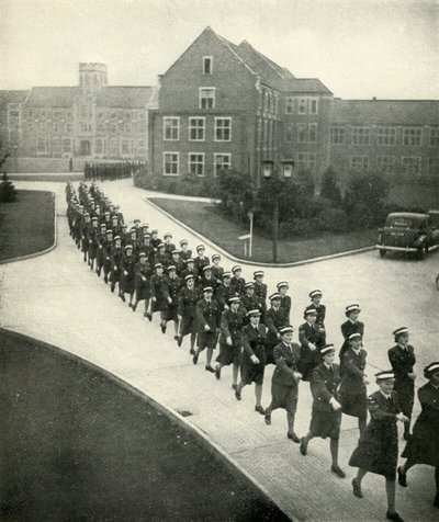 Cadets en marche, vers 1943 - Cecil Beaton
