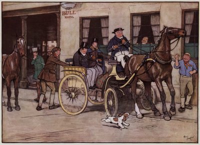 Illustration pour The Pickwick Papers par Cecil Aldin - Cecil Charles Windsor Aldin