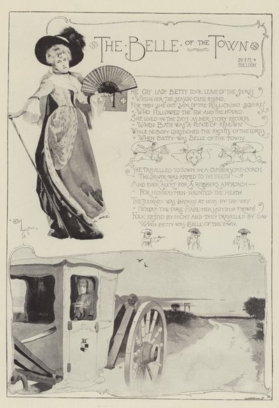 La Belle de la ville, par J M Bulloch - Cecil Charles Windsor Aldin
