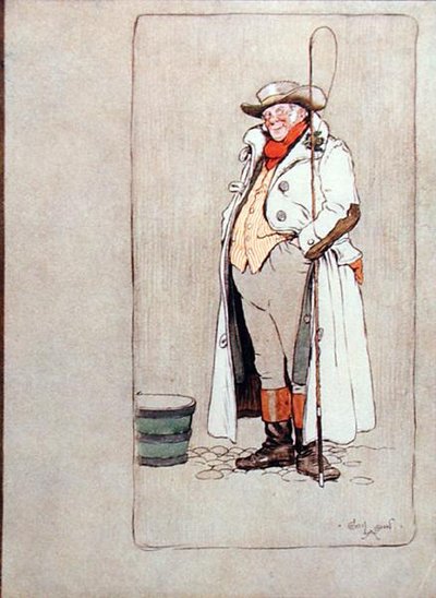 Le cocher de la diligence, illustration de 