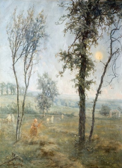Fenaison au clair de lune - Cecil Gordon Lawson