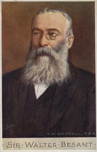 Sir Walter Besant (1836-1901), romancier et historien anglais - Cecil Watson Quinnell