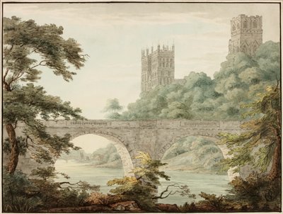 Cathédrale de Durham, vers 1800-1810 - Cecilia Priscilla Cooke