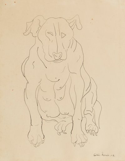Le bouledogue de Nancy Morris - Cedric Morris