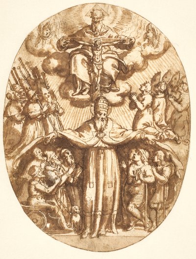 La Trinité avec des membres d