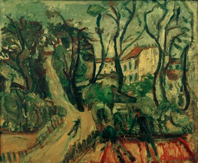 Ch. Soutine, Paysage avec maisons - Chaim Soutine