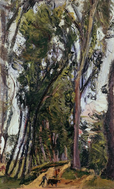 Paysage avec fermier - Chaim Soutine