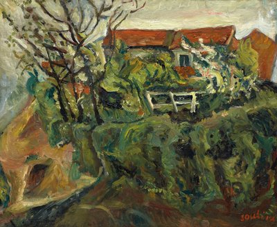 Maisons dans un paysage, vers 1918-1919 - Chaim Soutine