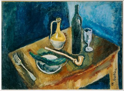 Nature morte à la pipe - Still life with pipe MNPL … - Chaim Soutine