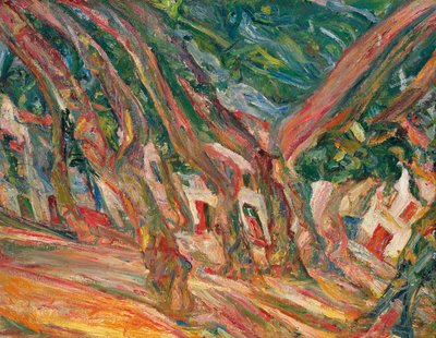 Les platanes à Céret, c.1920 - Chaim Soutine