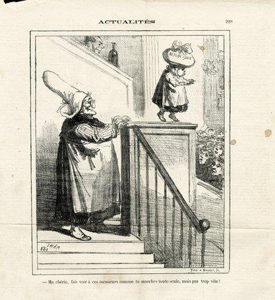 Illustration de Cham (1819-1879) dans Le Charivari - Amédée de Noé