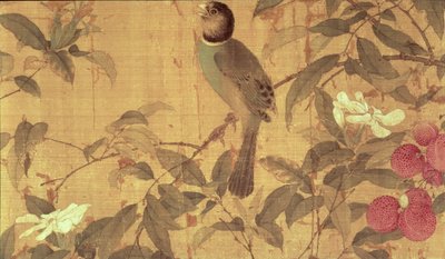 Add 32 OA Oiseaux et fleurs, détail d