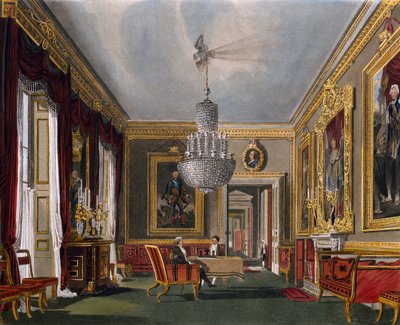 Antichambre ouest, gravure de Richard Reeve d
