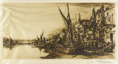 La Tamise à Limehouse - Charles A. Vanderhoof