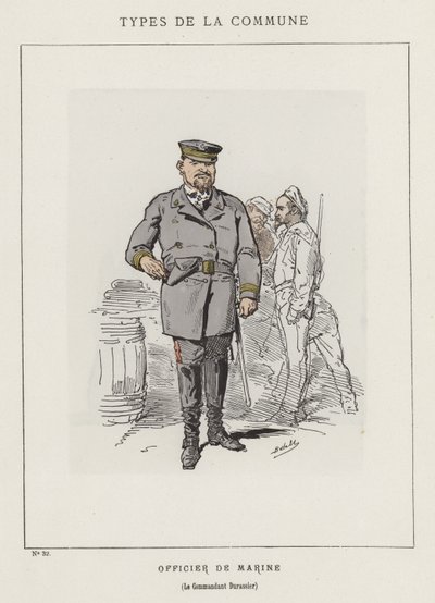 Officier de Marine, Le Commandant Durassier - Charles Albert d Arnoux Bertall