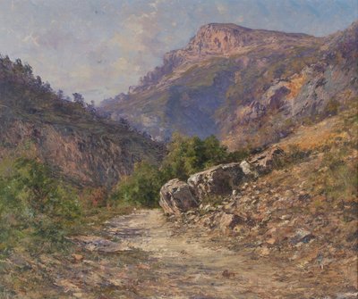Sentier de montagne dans le Vercors 1917 - Charles Alexandre Bertier