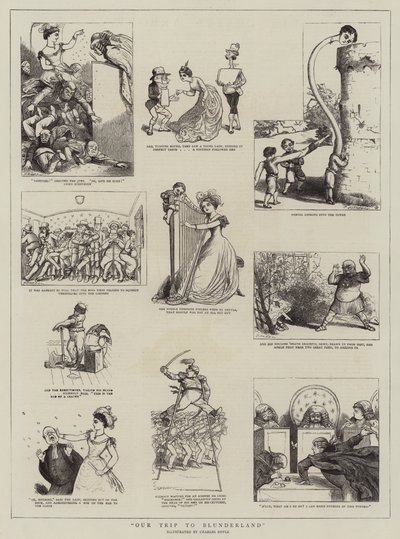 Notre voyage à Blunderland - Charles Altamont Doyle