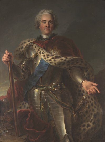 Herman Moritz Comte de Saxe (1696-1750), dit Maréchal de France - Charles Antoine Coypel