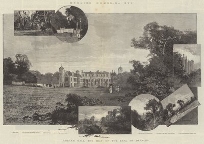 Cobham Hall, la résidence du comte de Darnley - Charles Auguste Loye