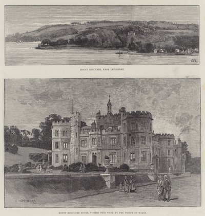 Maison de Mount Edgcumbe - Charles Auguste Loye