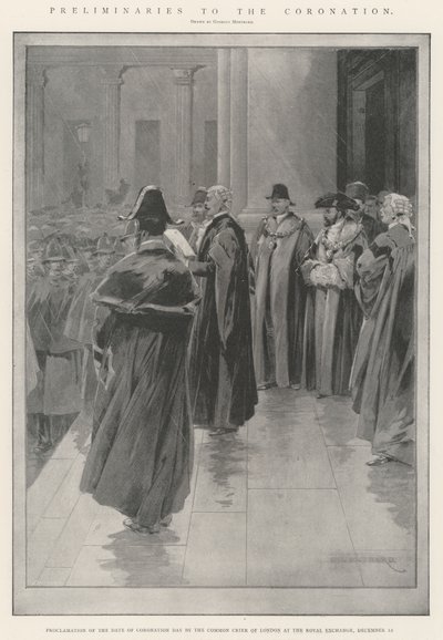 Préliminaires au couronnement - Charles Auguste Loye