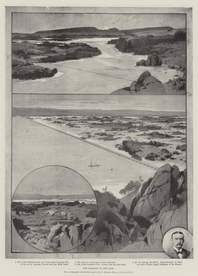 Le Barrage du Nil - Charles Auguste Loye