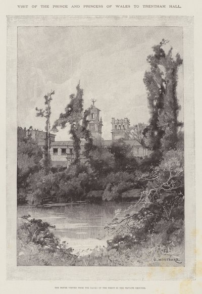 Visite du prince et de la princesse de Galles à Trentham Hall - Charles Auguste Loye