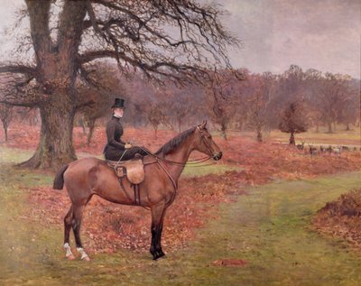 Lady Mabel Bridgeman sur Claribel, 1885 - Charles Augustus Henry Lutyens