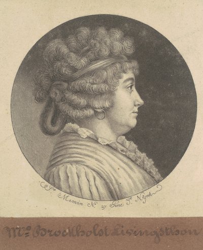 Catherine Keteltas Livingston - Charles B. J. Févret de Saint Mémin