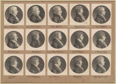 Collection de portraits de Saint-Mémin, Groupe 26 - Charles B. J. Févret de Saint Mémin