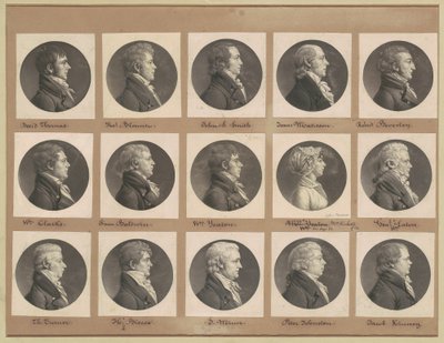 Collection de portraits de Saint-Mémin, Groupe 38 - Charles B. J. Févret de Saint Mémin