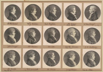 Collection de portraits de Saint-Mémin, Groupe 41 - Charles B. J. Févret de Saint Mémin