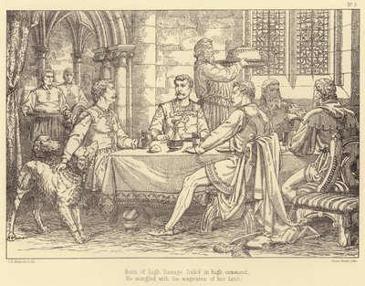 Illustration pour Lara, un conte de Lord Byron - Charles Bell Birch